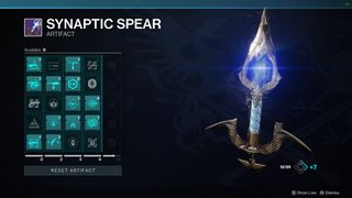 Destiny 2 Artifact: Risen Mevsiminden Sinaptik Mızrak