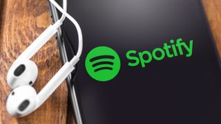 Spotify çalıştıran akıllı telefon