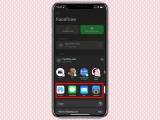 iOS 15'te bir web bağlantısıyla FaceTime aramaları nasıl planlanır?