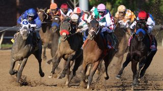 Churchill Downs'ta Kentucky Derby koşusu