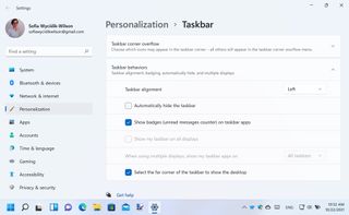 Windows 11'i Windows 7 ekran görüntüsü gibi gösterme