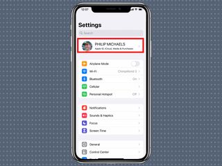 iOS 15'te bir hesap kurtarma kişisi nasıl ayarlanır: Ayarlara gidin