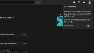 Masaüstü için YouTube karanlık modu