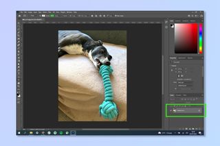 Adobe Photoshop'ta nasıl kenarlık ekleneceğini gösteren bir ekran görüntüsü