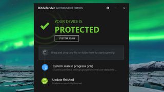 BitDefender Antivirus Free Edition ekran yakalama