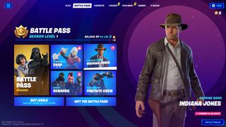 Fortnite'ta Indiana Jones görünümü