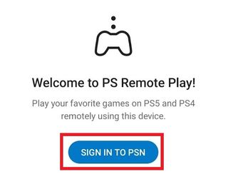 PS5'te uzaktan oynatma nasıl yapılır — PS Remote Play Oturum Açma düğmesi