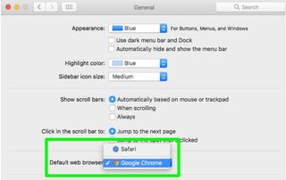 varsayılan tarayıcı nasıl değiştirilir - mac varsayılanı