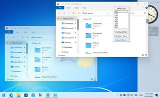 Windows 11'i Windows 7 ekran görüntüsü gibi gösterme