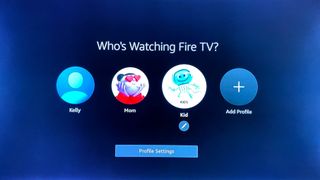 Fire TV profilleri nasıl eklenir - profil seçin