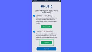 Spotify çalma listelerini Apple Music'e aktarma — Connect Songshift