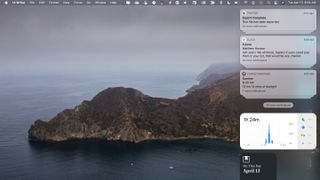 macOS Big Sur'da Bildirim Merkezi