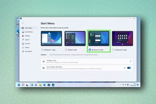 Windows 11 Başlat menüsünün nasıl değiştirileceği hakkında bir makaleyi temsil eden Start11 yazılımı