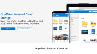 OneDrive ana sayfası