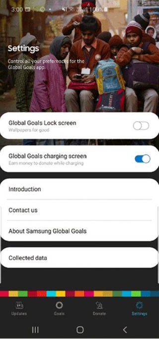 Samsung Global Goals aracılığıyla reklamlar nasıl kapatılır?