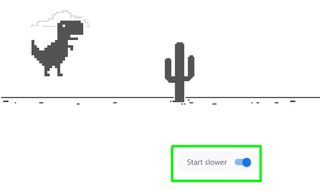 chrome dinozor oyunu nasıl hacklenir - daha yavaş