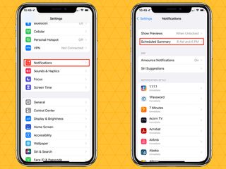 iOS 15'te bir bildirim özeti nasıl ayarlanır?