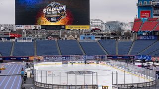 2022 NHL Stadyum Serisi öncesinde Nashville'deki Nissan Stadyumu