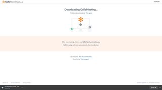 GoToMeeting indirme sayfası