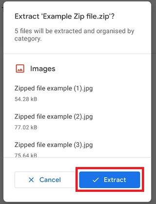 Android'de Zip dosyaları nasıl açılır