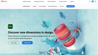 Adobe Dimension Web Sitesi