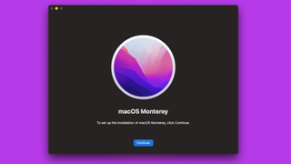 macOS 12 Monterey'i yükleme