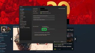 Steam İstemcisi Beta kılavuzu - kaydolmanıza izin veren bir pencere açılır.