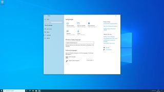 Windows 10 dil ekranı