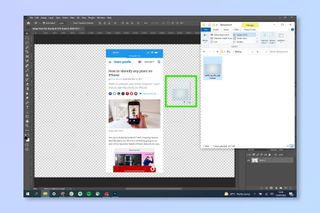 Adobe Photoshop'ta arka plan eklemek için gerekli adımları gösteren bir ekran görüntüsü