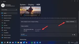 Windows 11'de HDR