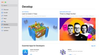 Mac App Store Geliştirme bölümü