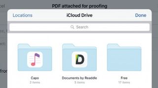 2. iCloud Drive'dan ekleyin