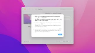 macOS'ta Evrensel Denetim özelliğinin ekran görüntüsü