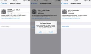 iOS 9.1 beta'yı yükleyin