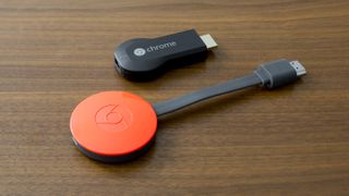 Google Chromecast ve USB eklentisi