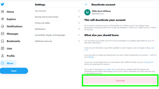 Bir Twitter hesabı nasıl silinir - Seçileni devre dışı bırak