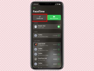 iOS 15'te bir web bağlantısıyla FaceTime aramaları nasıl planlanır?