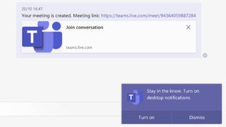 Microsoft Teams Masaüstü Bildirimleri