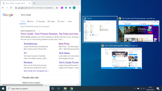 Windows 10'da ekran nasıl bölünür - ikinci pencereyi seçin