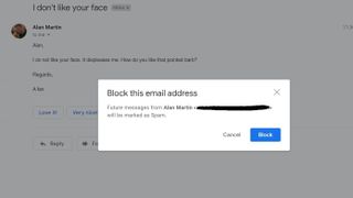 5. Adım: Gmail'de e-postalar nasıl engellenir?