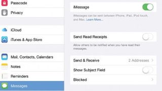 1. iMessage'da oturum açın