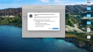 Mac'te bir kullanıcıyı silme