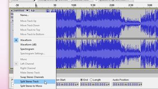 2. Audacity'yi kurun ve bir şarkıyı bölün