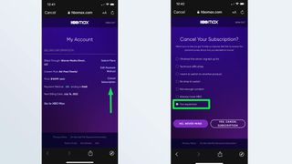 Mobil cihazda HBO Max nasıl iptal edilir: 5. ve 6. Adım