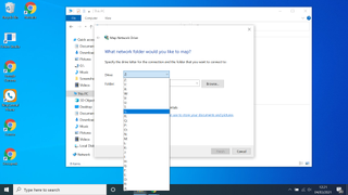 Windows 10'da bir ağ sürücüsünü eşleme - bir sürücü harfi seçin