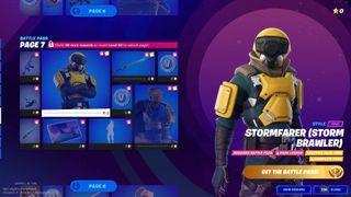 Fortnite'ta Stormfarer (Storm Brawler) görünümü