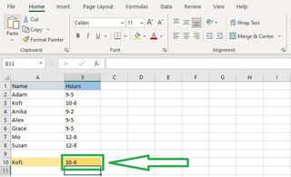 Excel'de DÜŞEYARA nasıl kullanılır 7. adım: Enter tuşuna basın