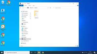 Windows 10'da ekranınızı nasıl kaydedersiniz - dosya yöneticisinde bulun