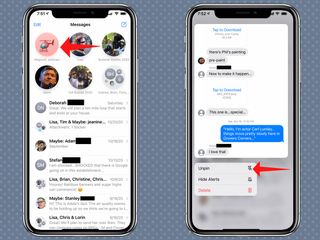 iOS 14'te mesajlar nasıl sabitlenir