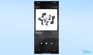 Tidal'ın iPhone'daki ekran görüntüsü